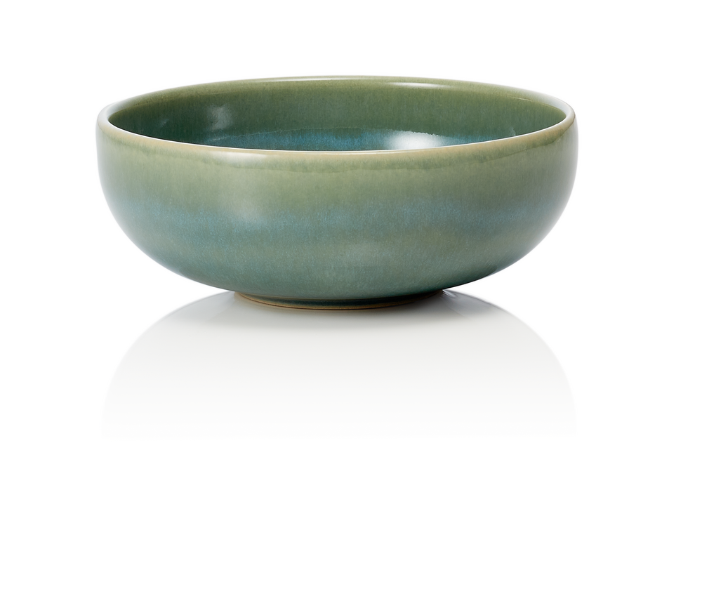 Lot de 6 bols en grès 0,2 l vert myrte h 50 mm ø 120 mm - was germany