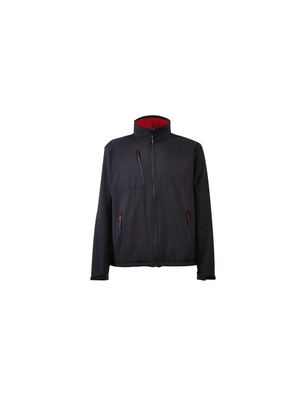 Veste softshell noir - rouge taille s