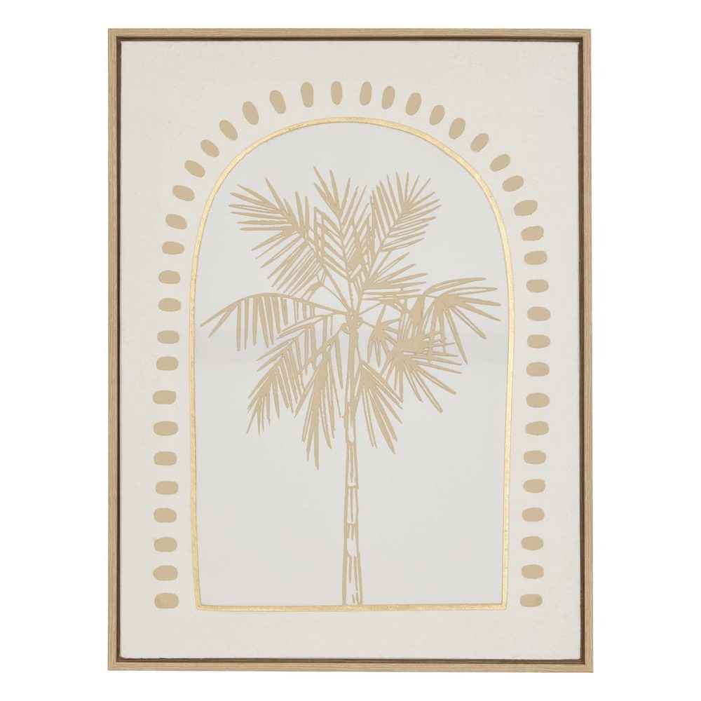 Toile 3d meryl blanc 45x60cm