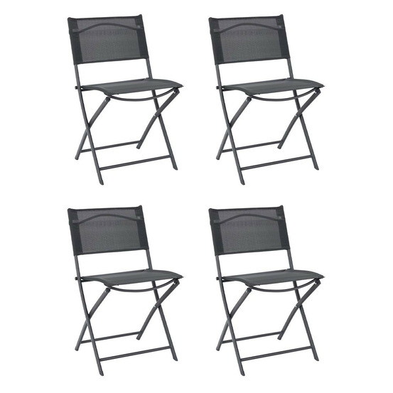 Lot de 4 chaises de jardin