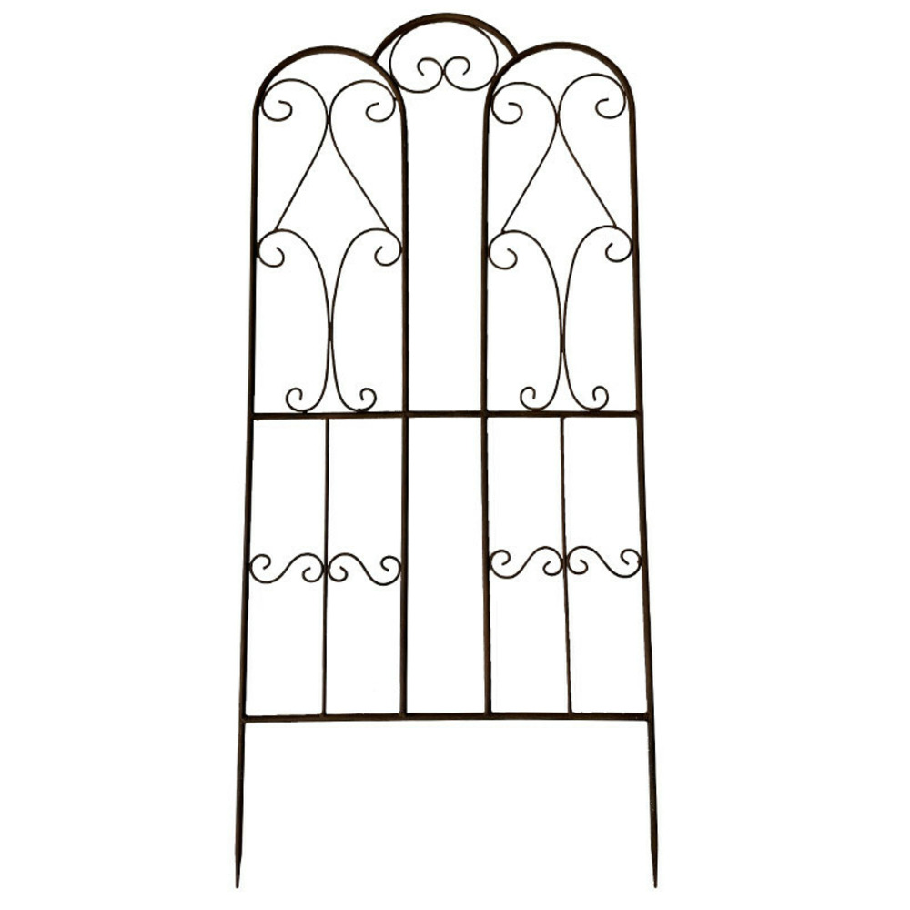 Treillage jardin fer cathédrale 50x110cm