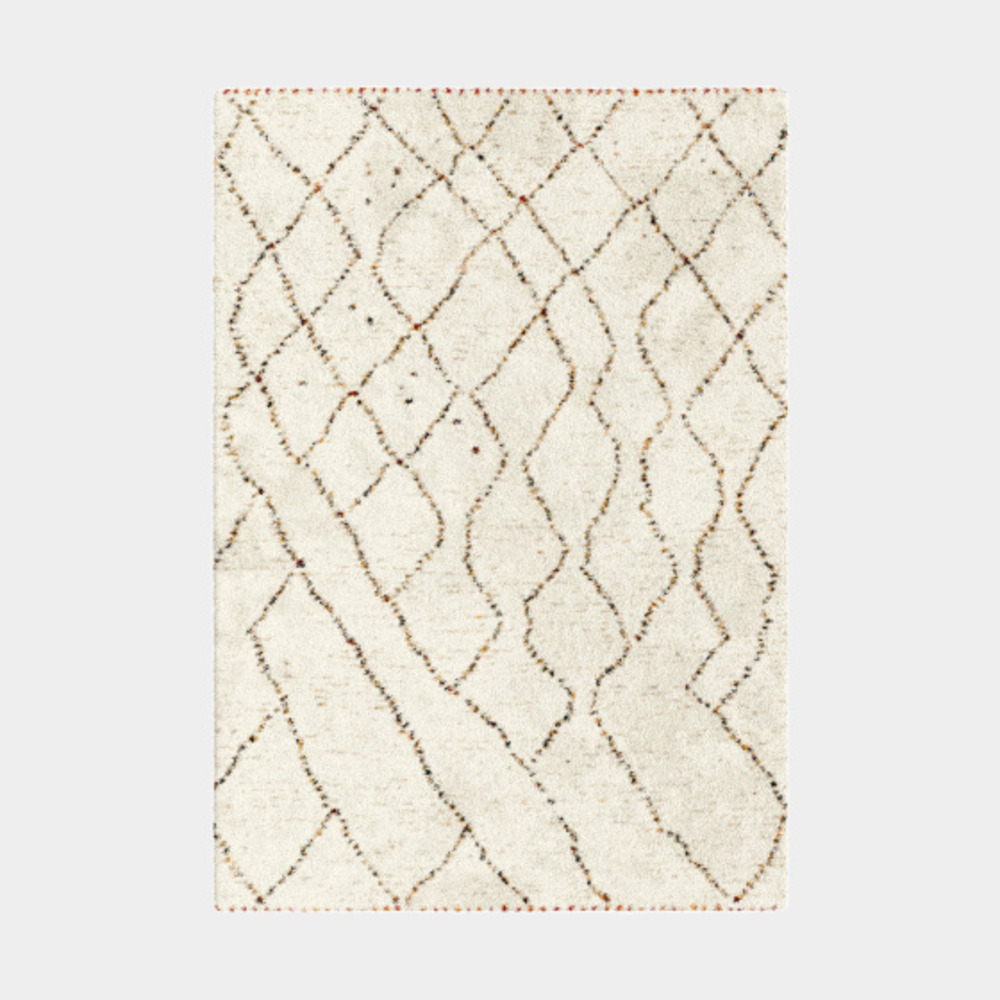 Tapis motif berbère - pharak - 80 x 150 cm