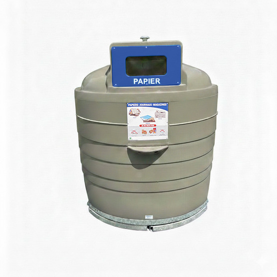 Colonne aérienne d'apport volontaire 4m3 kinshofer pehd valory