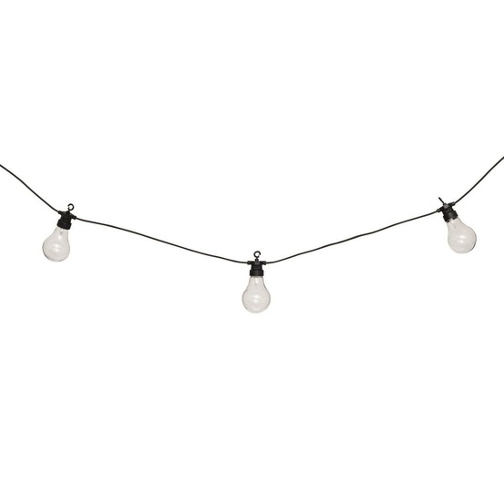 Guirlande led solaire - 10 ampoules l500 cm