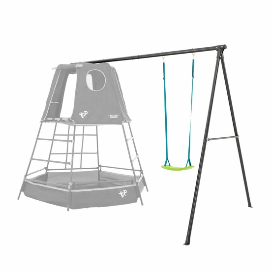 Bras de portique noir 1 balançoire Rapide pour aire de jeux métal EXPLORER TOUR