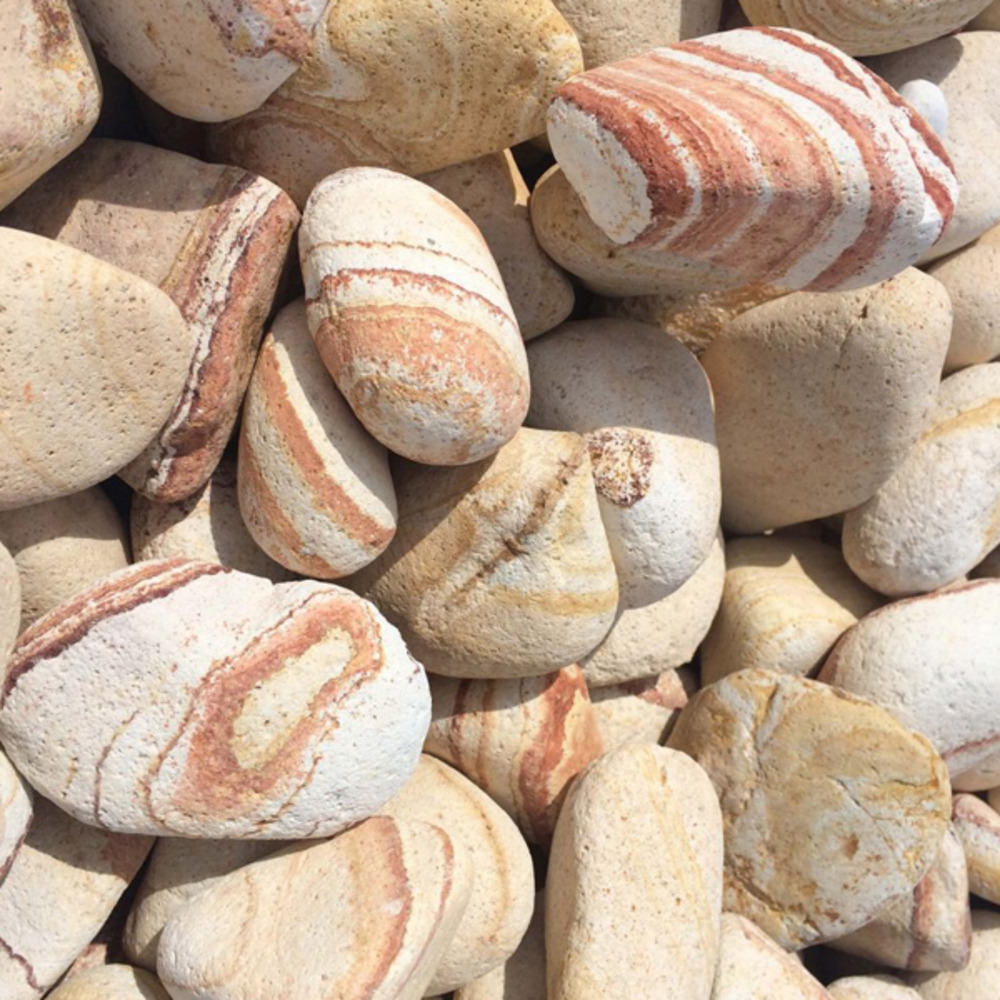 Sac de +/- 1t = 7,5m² galet décoratif rainbow 25/50