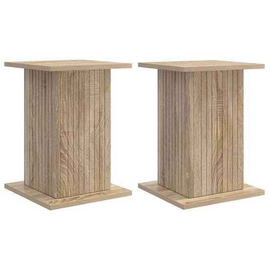 Support de plante 2 pc chêne sonoma 30,5 x 30 x 43 cm