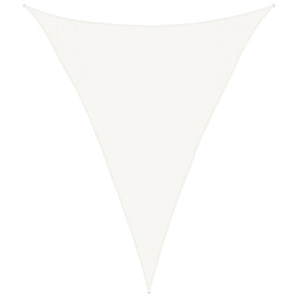 Voile d'ombrage 160 g/m² blanc 3x4x4 m pehd