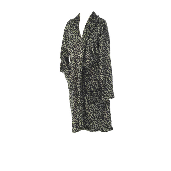 Peignoir col chale collection leopard