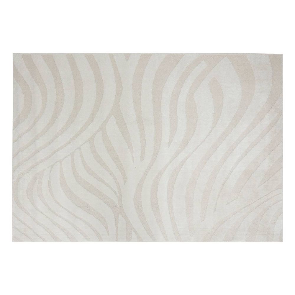 Tapis effet laine anoai blanc 200x150cm