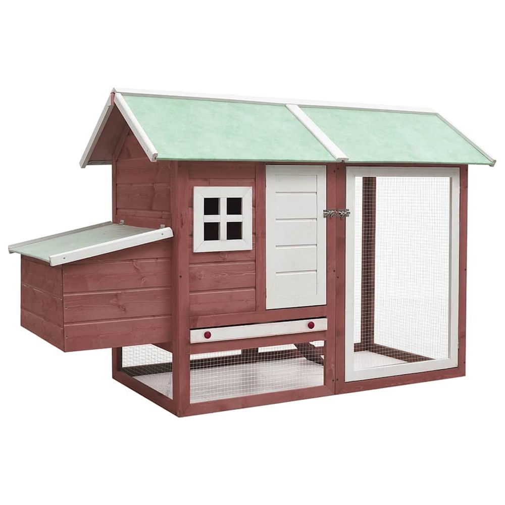 Poulailler Moka 170x81x110 cm Bois de