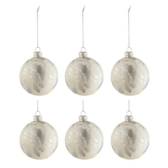 Lot de 6 boules de noël