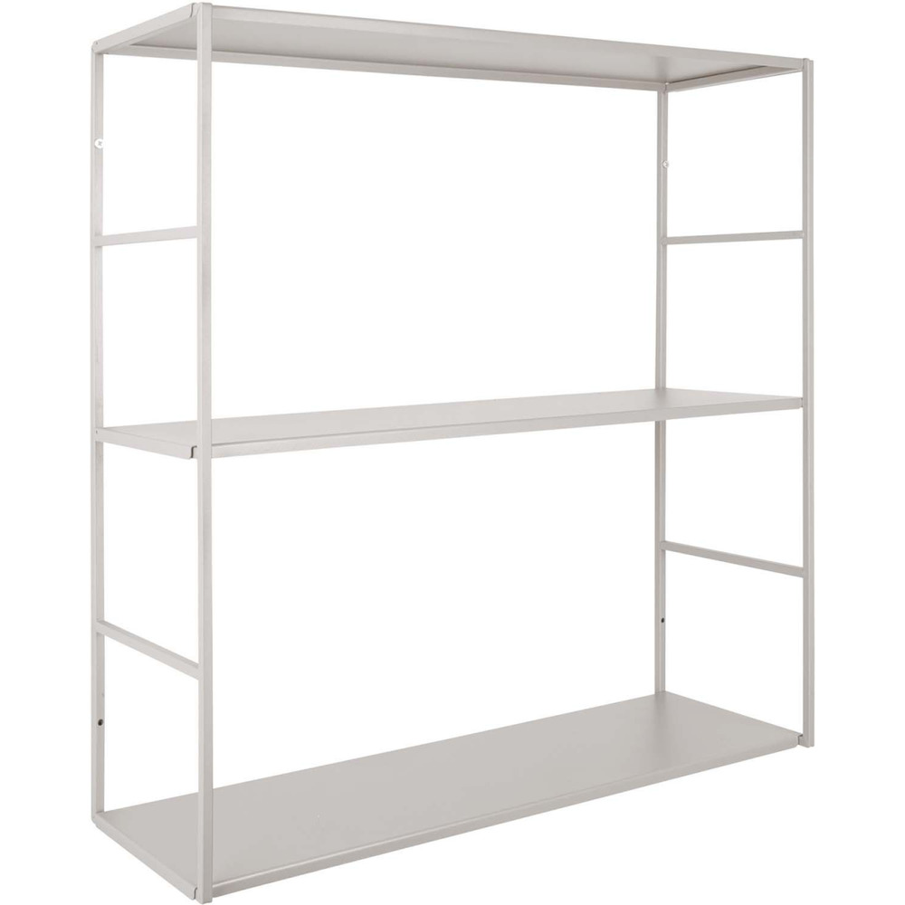 Etagère en métal wall rack gris