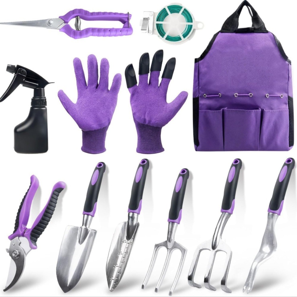 Ensemble de 11 outils de jardinage à main dtopbuyage
