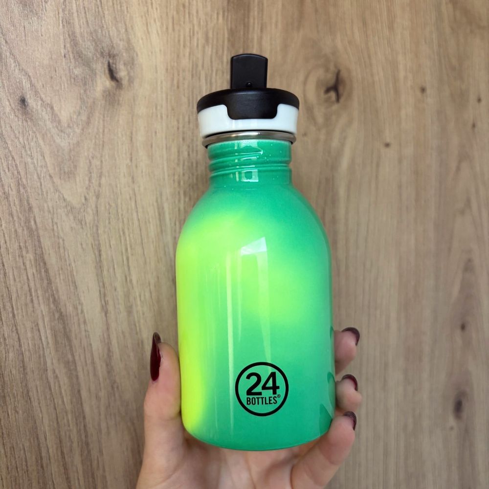 Gourde enfant 250 ml << reactive ii yellow/green >> | 24 bottles