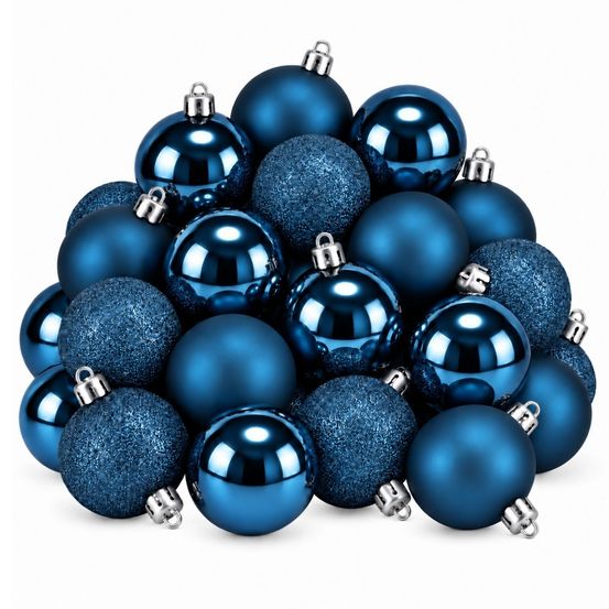 Babe de noël memike249/00214 set de 27 h8x8cm - bleu