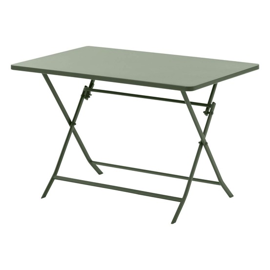 Table de jardin pliante rectangulaire