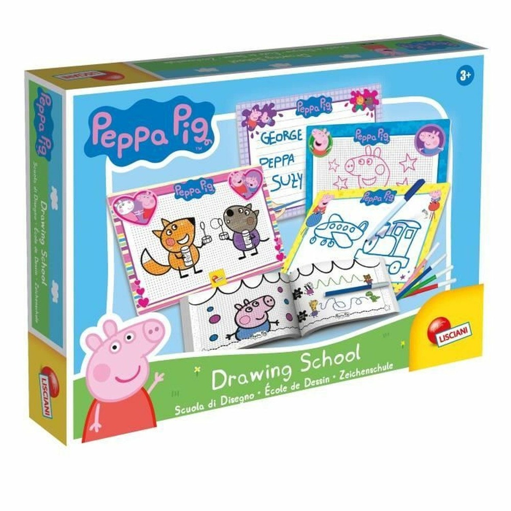Ecole de dessin peppa pig drawing school pour apprendre à dessiner