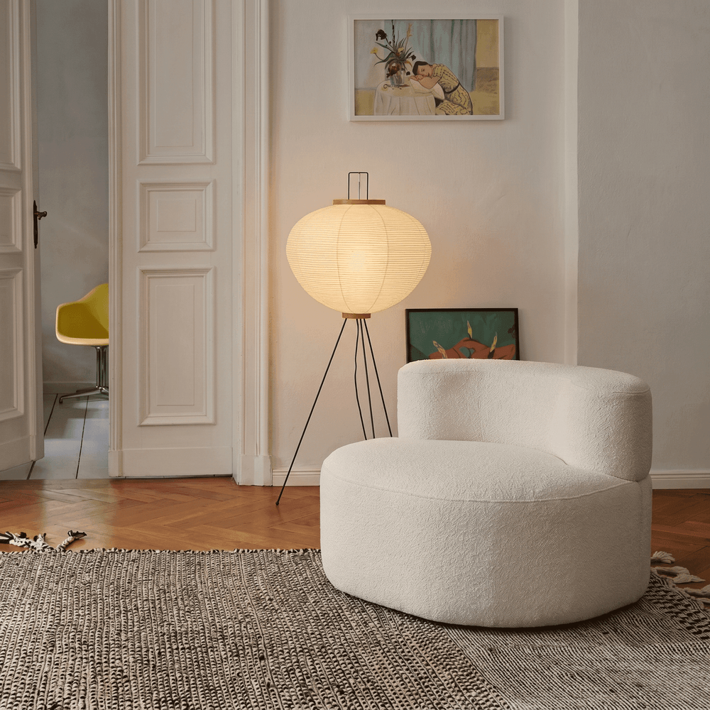 Fauteuil de salon milo 1 place - blanc