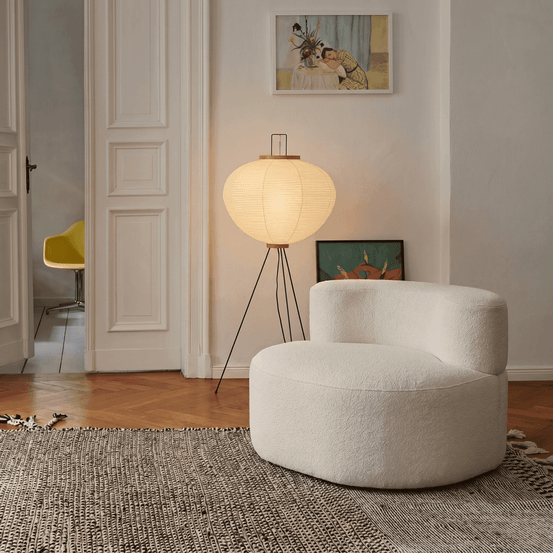Fauteuil de salon milo 1 place - blanc