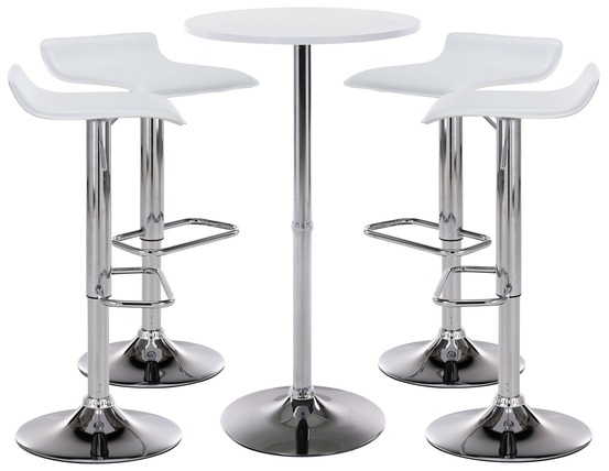 Set de 4 tables de bar esberg