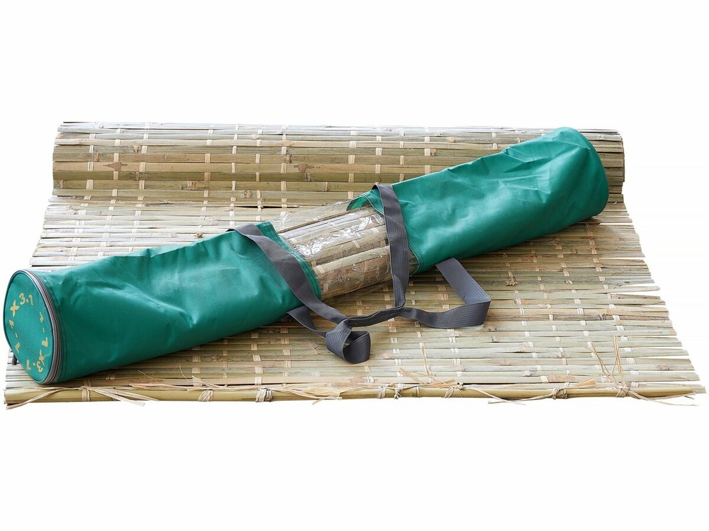 Rouleau de bambou 210 x 210 cm avec fil de coton haya