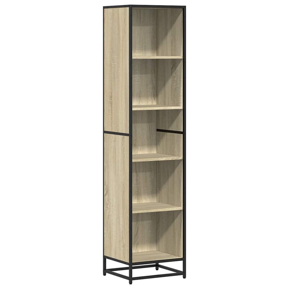 Bibliothèque chêne sonoma 40x35x170,5 cm bois d'ingénierie