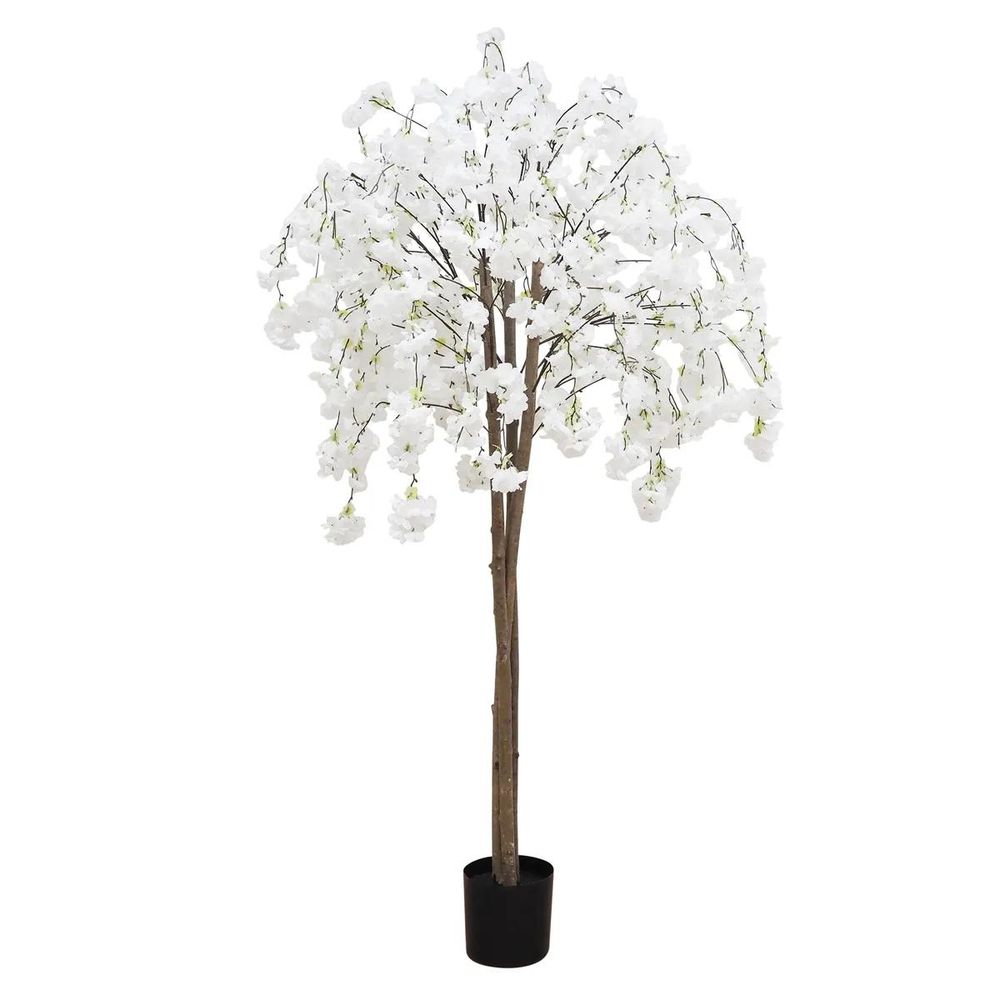 Cerisier artificiel retombant blanc 180cm