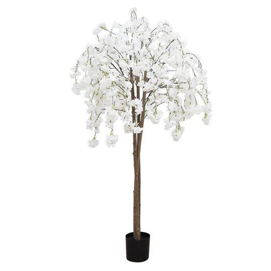 Cerisier artificiel retombant blanc 180cm