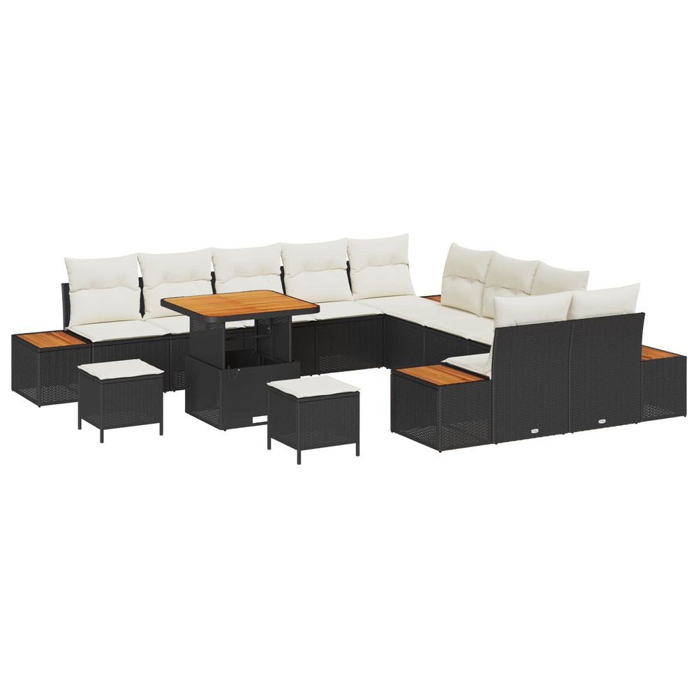 Ensemble de canapé de jardin 13 pc 12-nombre de places
