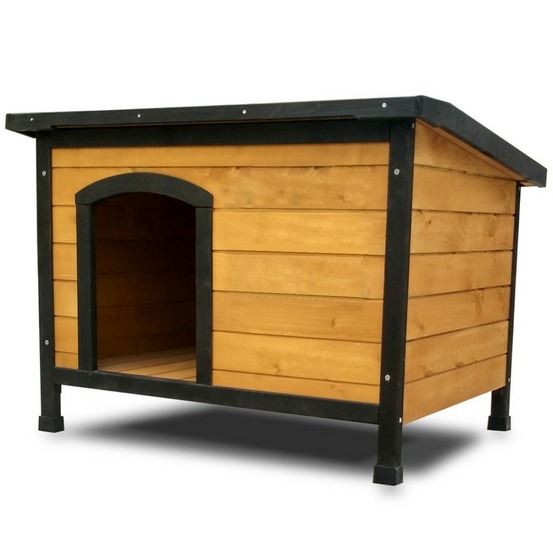 Niche chien bois pin haute qualite carlo 225 l 104 x 70x 66 cm