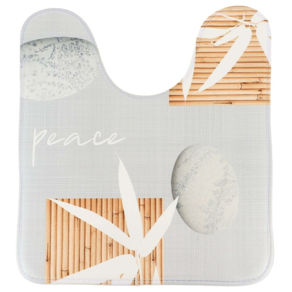 Tapis contour wc microfibre imprime 45x50 cm - spirituality