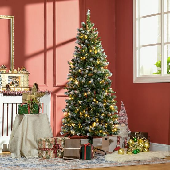 Sapin de noël artificiel en plastique vert 180 cm