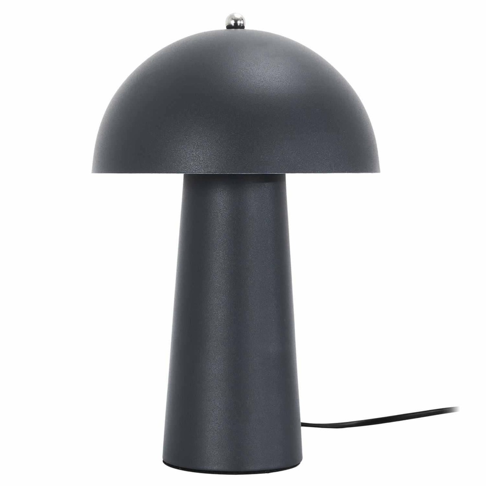 Lampe à poser champignon - hauteur 32 cm - gris foncé