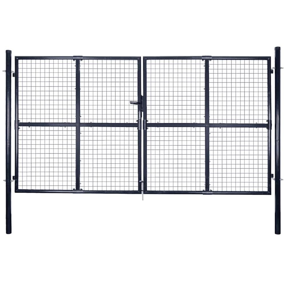 PORTAIL EN MAILLE DE JARDIN 2-(864186)