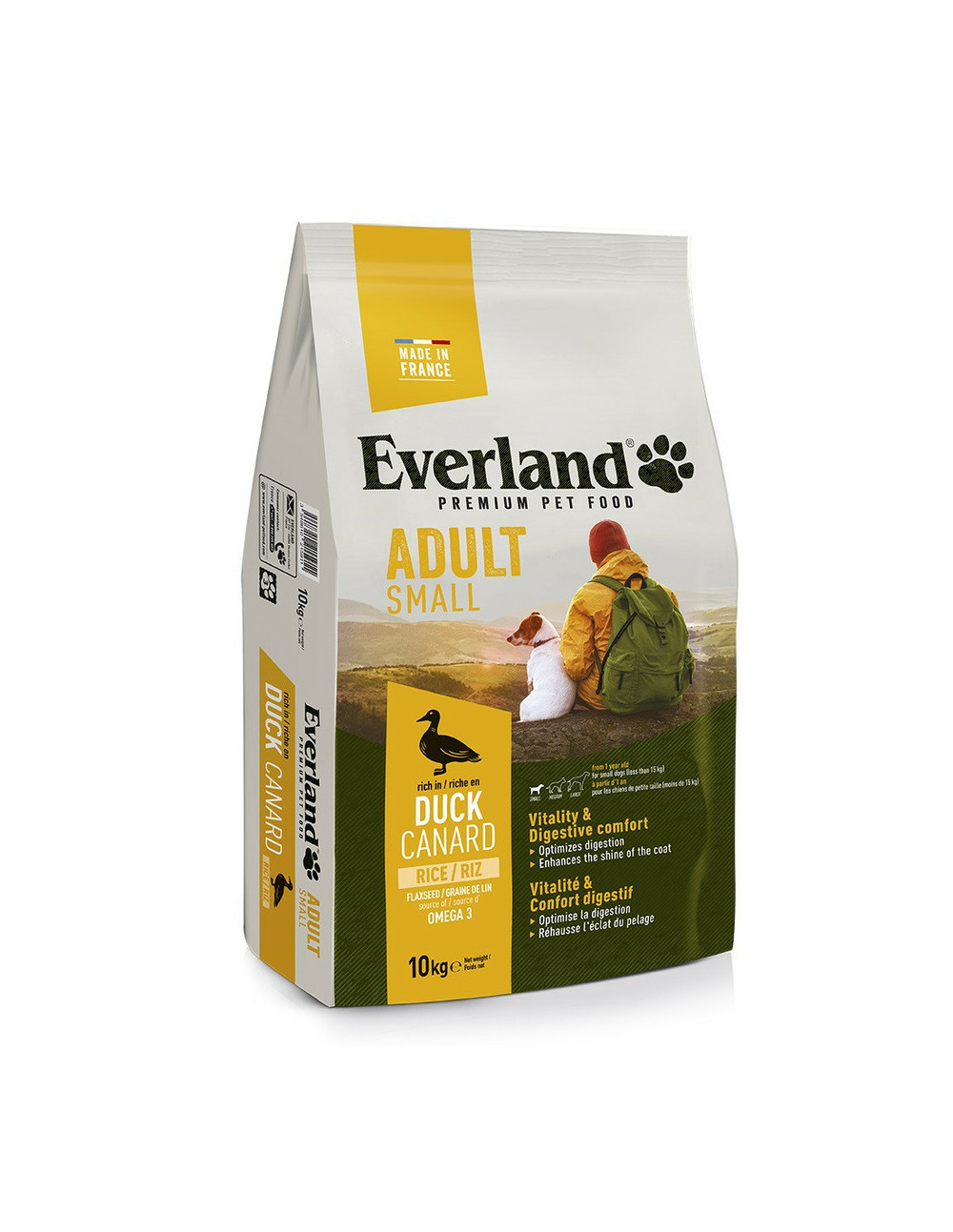 Aliment croquette chien nutrio adult s&m 10kg - everland