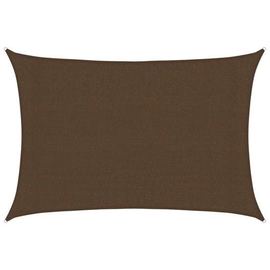 Voile d'ombrage 160 g/m² marron 3x4,5 m pehd