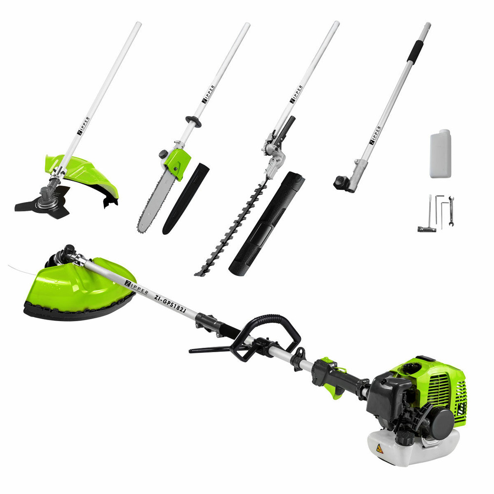 Set d'entretien jardin, elagueuse, débroussailleuse, taille-haies