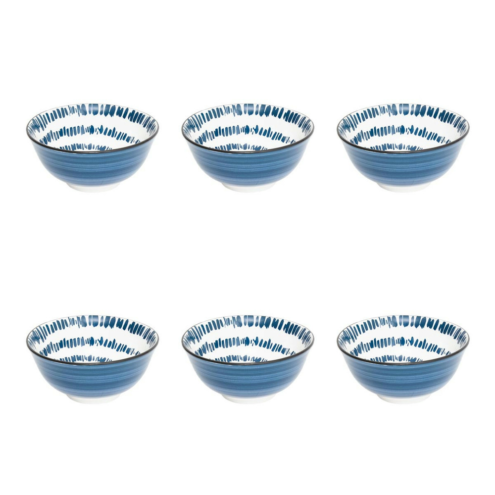 Lot de 6 bols en porcelaine 