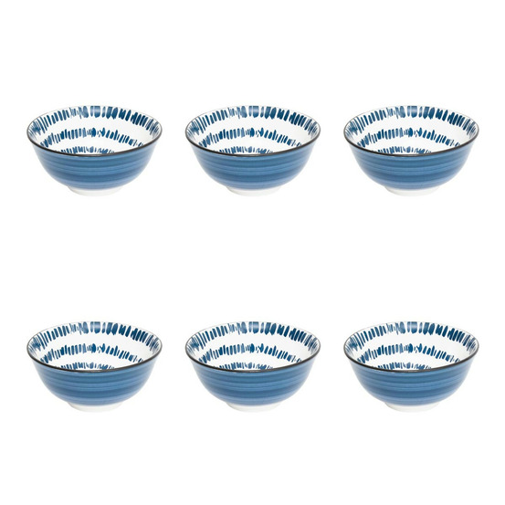 Lot de 6 bols en porcelaine