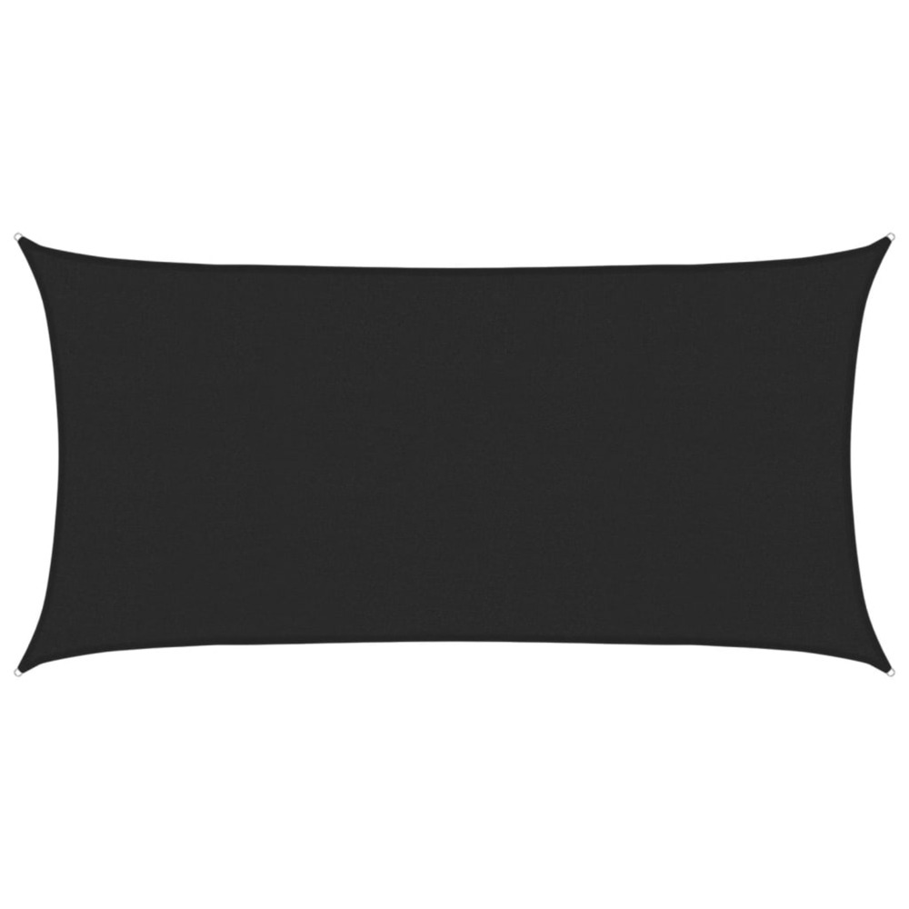 Voile d'ombrage 160 g/m² noir 2x4 m pehd