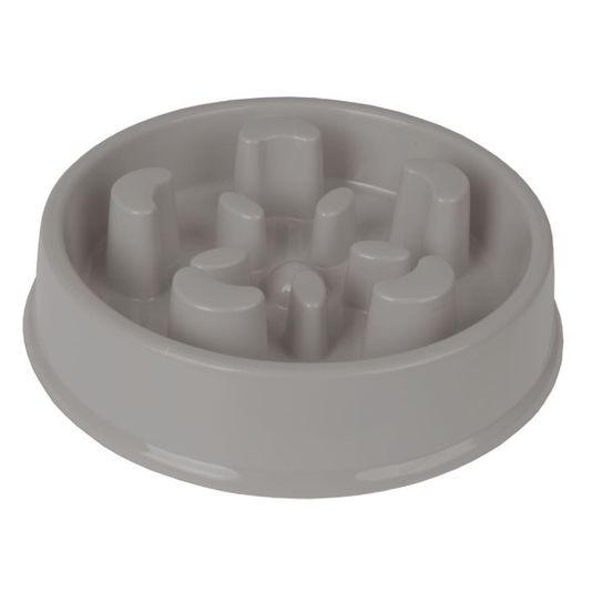 Gamelle anti-glouton bobo 2 grise contenance 500 ml ø 16.5 cm