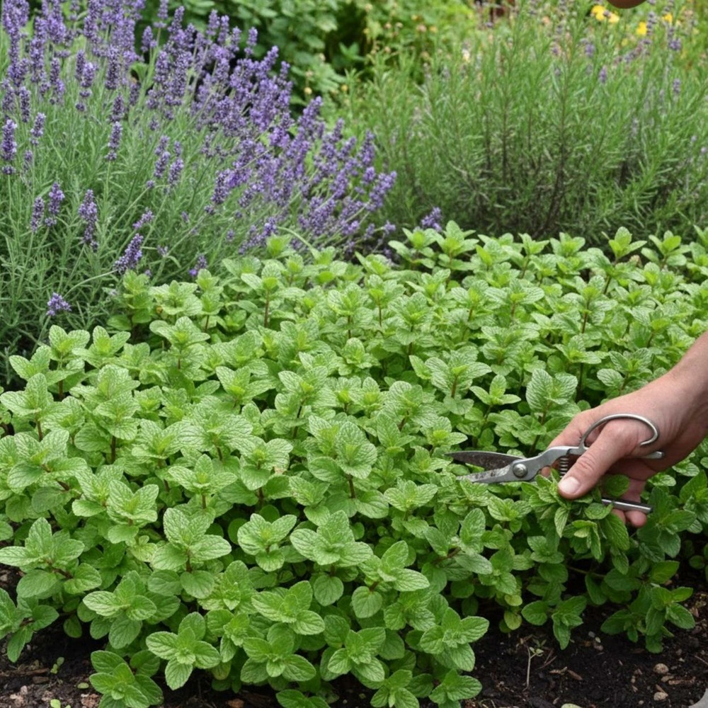 Menthe grise - sans traitement godet - 5/20 cm