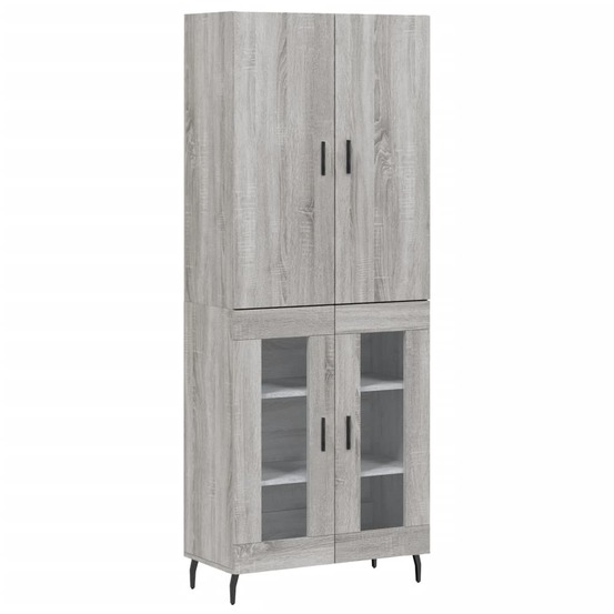 Buffet bahut commode armoire meuble de rangement organisateur cuisine salle de séjour salon haut sonoma 69,5 x 34 x 180 cm bo