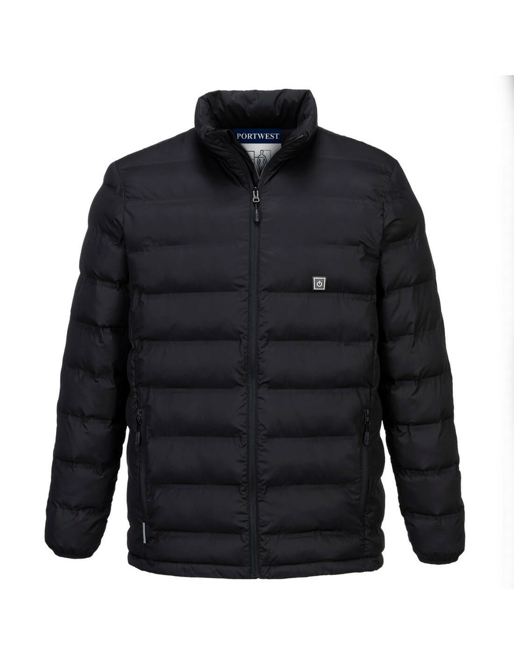 Veste doudoune chauffée par ultrasons couleur : noir taille s - portwest