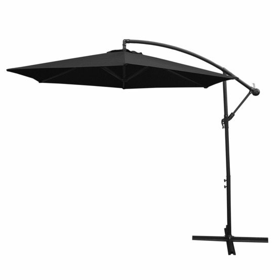 Parasol cantilever noir
