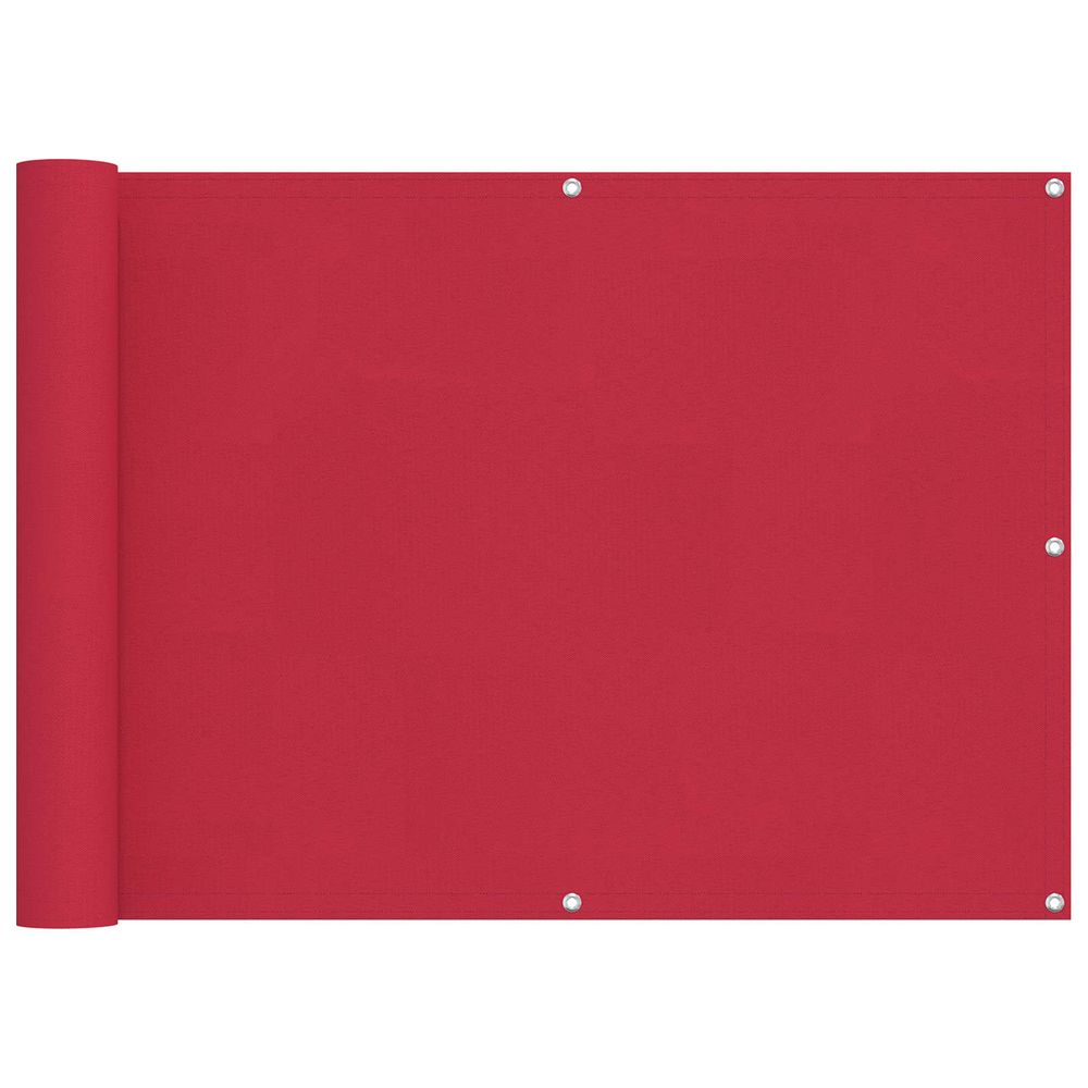 Écran de balcon 75 x 1000 cm tissu oxford rectangulaire