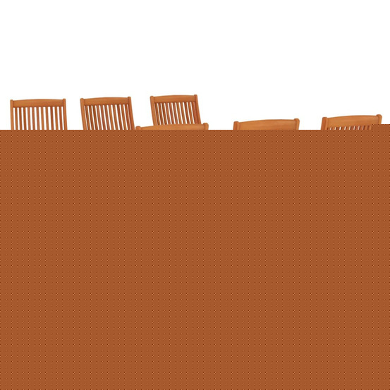 Ensemble à manger de jardin 7 pcs bois d'eucalyptus massif