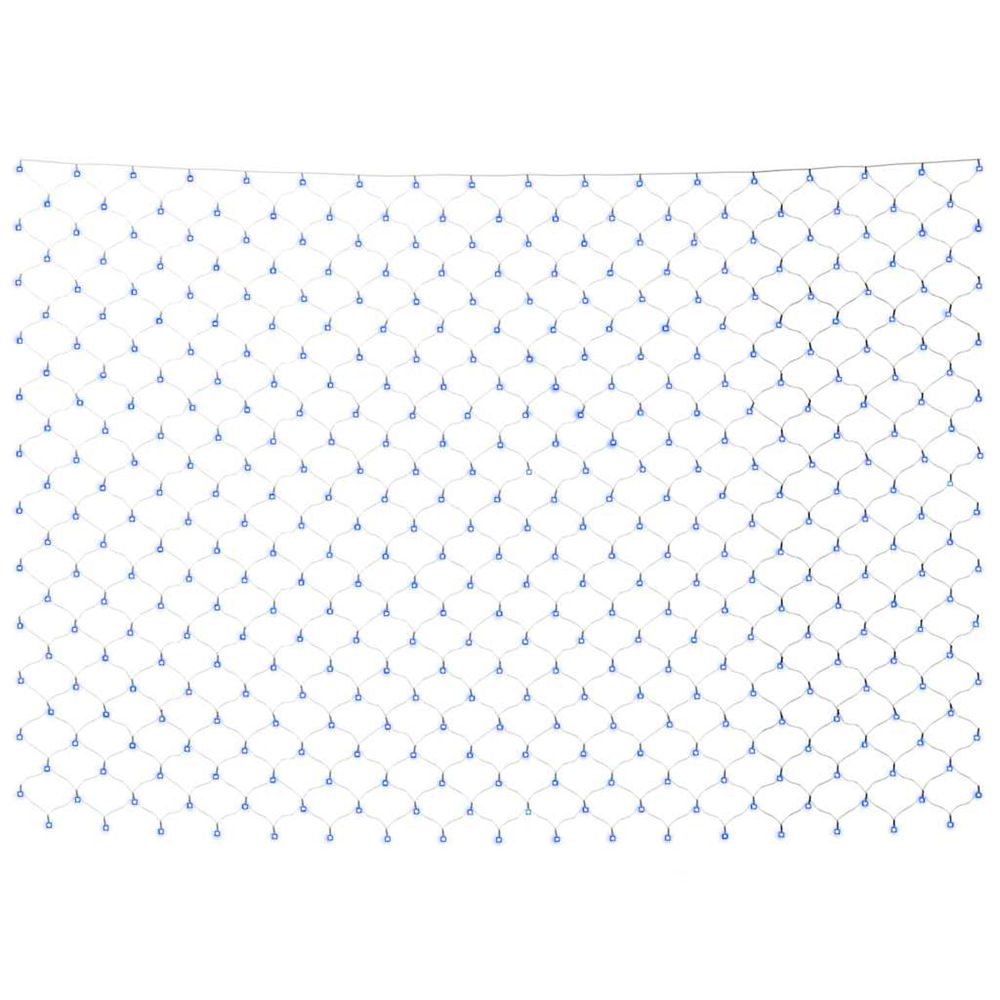 Filet lumineux bleu de noël 3x3 m 306 led intérieur/extérieur