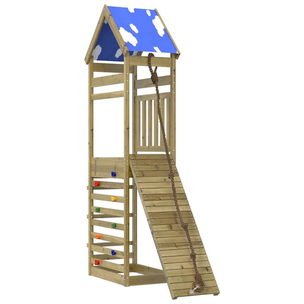 Aire de jeux d'extérieur bois de pin imprégné